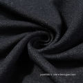 Cotton And Stretch Black Denim Fabric Wholesale